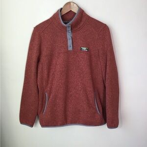 L.L. Bean Women’s Sweater Fleece 1/4 Snap